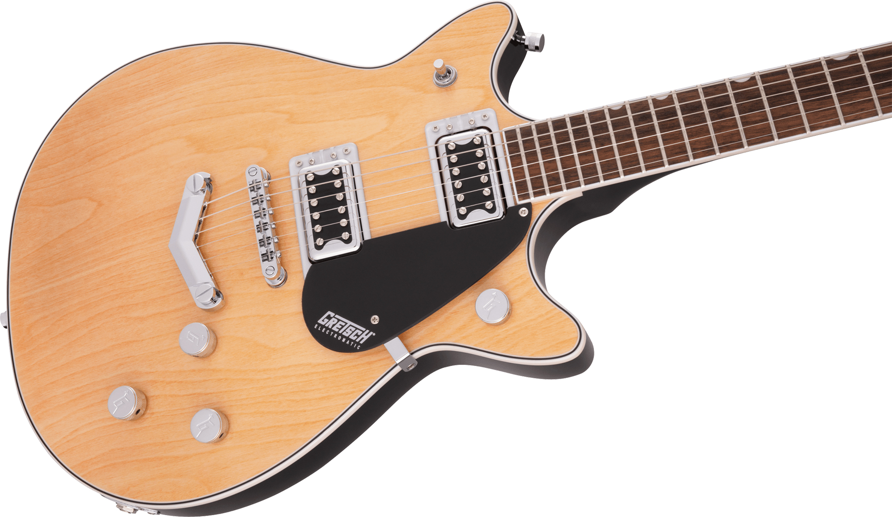 Gretsch G5222 Electromatic Double Jet Bt V-stoptail Hh Ht Lau - Aged Natural - Double cut electric guitar - Variation 2