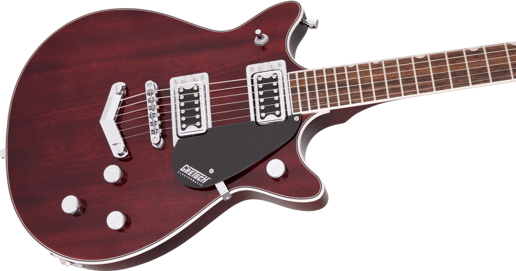 Gretsch G5222 Electromatic Double Jet Bt V-stoptail Hh Ht Lau - Walnut Stain - Double cut electric guitar - Variation 2