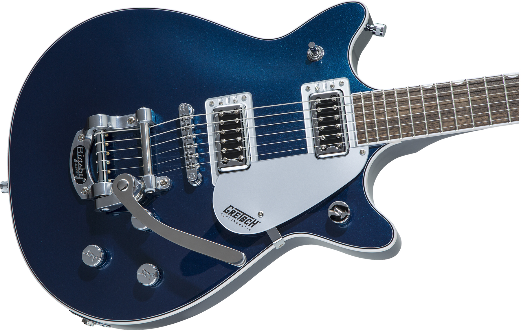 Gretsch G5232t Electromatic Double Jet Ft 2019 Hh Bigsby Lau - Midnight Sapphire - Double cut electric guitar - Variation 2