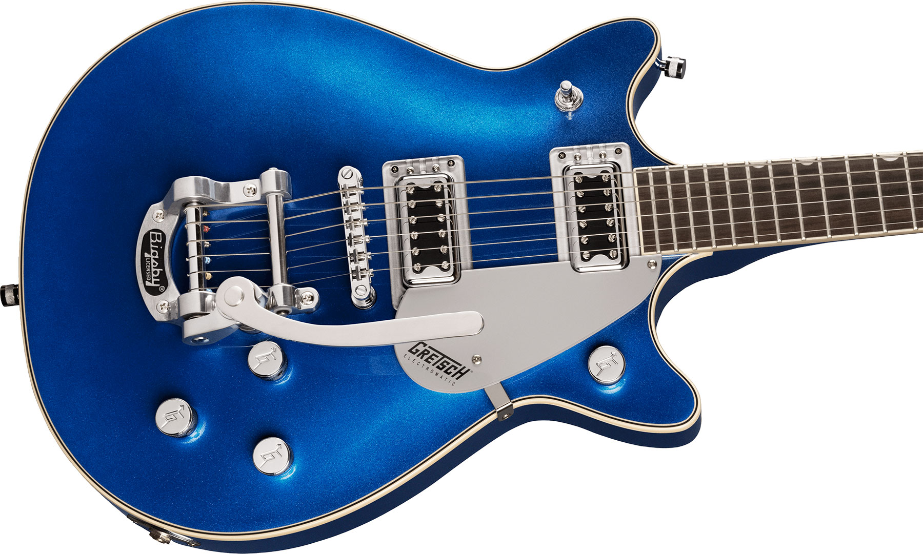 Gretsch G5232t Electromatic Double Jet Ft 2h Bigsby Lau - Fairlane Blue - Double cut electric guitar - Variation 2