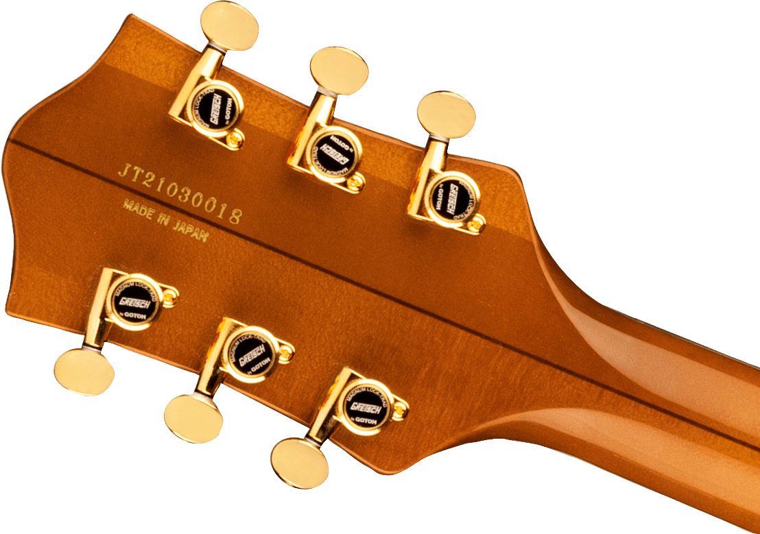 Gretsch G6120tg-ds Players Edition Nashville Pro Jap Bigsby Eb - Roundup Orange - Semi-hollow electric guitar - Variation 3