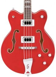 Semi & hollow-body electric bass Gretsch G5442BDC Electromatic - Transparent red