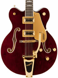 G5422TG Electromatic Classic Hollow Body Double-Cut with Bigsby And Gold Hardware - walnut stain