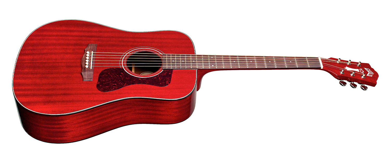 Guild D-120 Westerly Dreadnought Tout Acajou Rw - Cherry Red Gloss - Acoustic guitar & electro - Variation 2