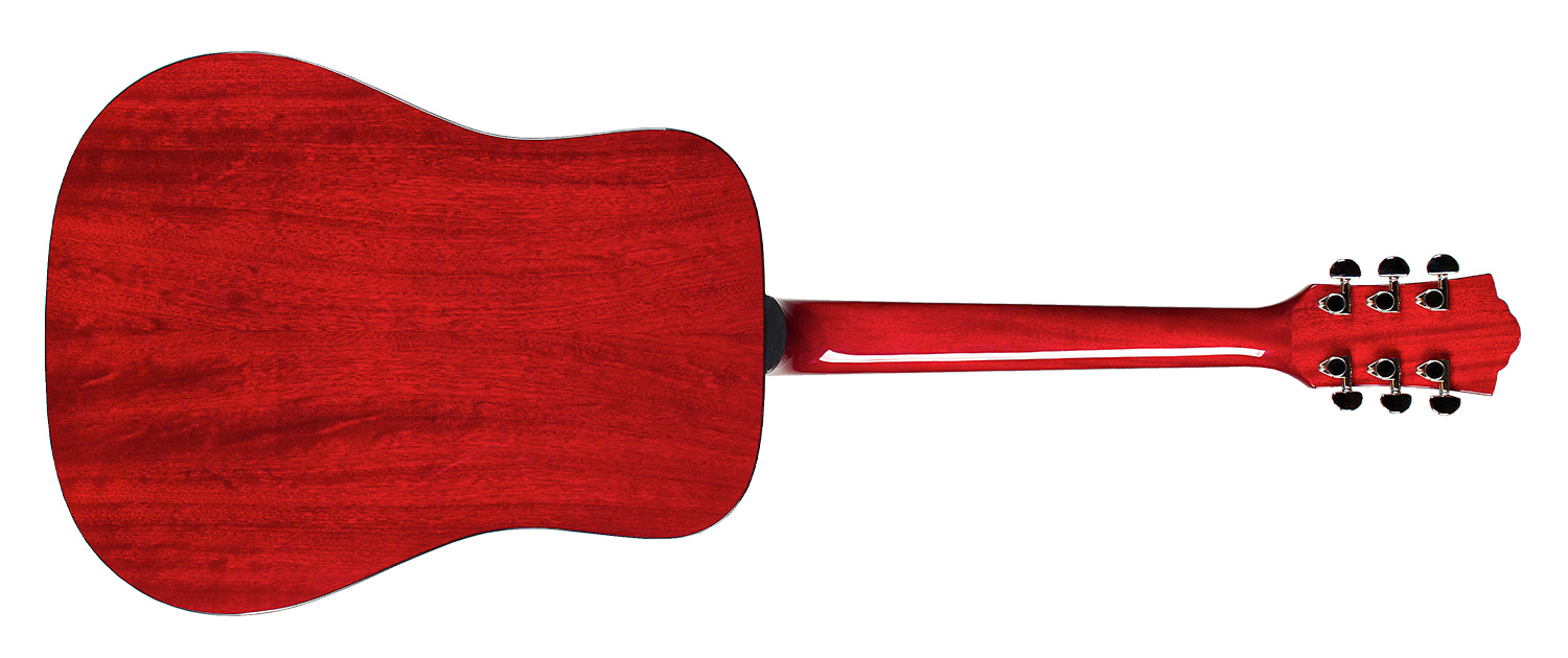 Guild D-120 Westerly Dreadnought Tout Acajou Rw - Cherry Red Gloss - Acoustic guitar & electro - Variation 3