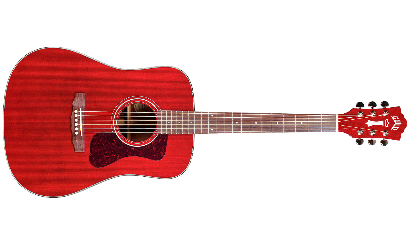 Guild D-120 Westerly Dreadnought Tout Acajou Rw - Cherry Red Gloss - Acoustic guitar & electro - Variation 1