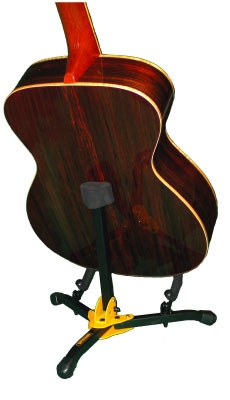 Hercules Stand Gs401bb Floor Mini Acoustic Guitare Ou Basse Avec Housse - Stand for guitar & bass - Variation 1