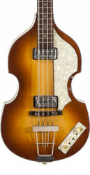 Semi & hollow-body electric bass Hofner Violin Bass Mersey H500/1-62-0 - Vintage sunburst