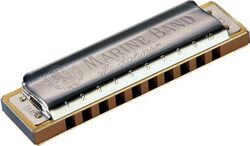 Chromatic harmonica Hohner Marine Band 1896-20 en La
