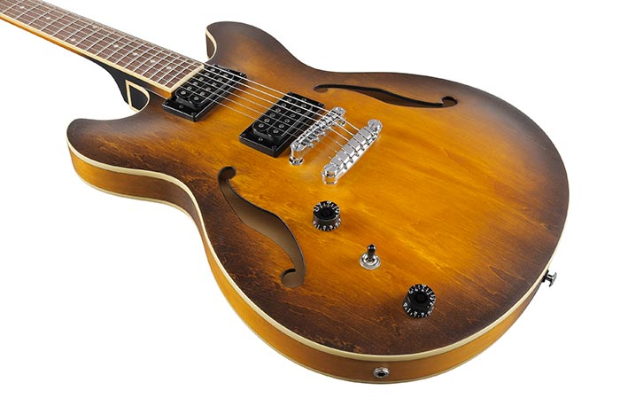 Ibanez As53l Tf Artcore Gaucher Hh Ht Wal - Tobacco Flat - Semi-hollow electric guitar - Variation 2