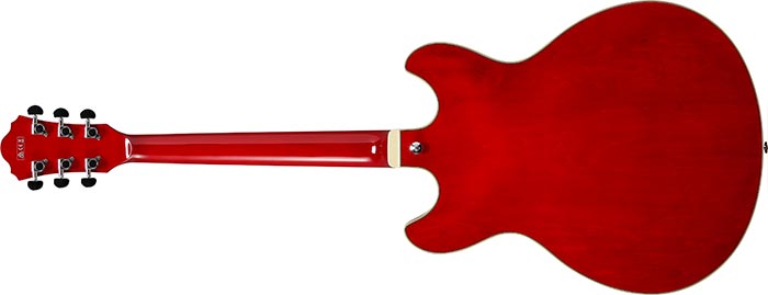 Ibanez As73 Tcd Artcore Hh Ht Noy - Transparent Cherry Red - Semi-hollow electric guitar - Variation 1