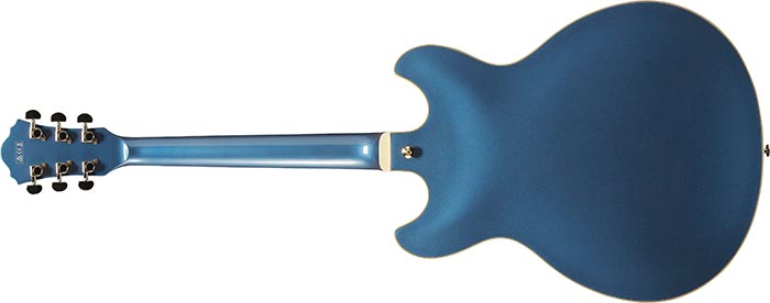 Ibanez As73g Pbm Artcore Hh Ht Noy - Prussian Blue Metallic - Semi-hollow electric guitar - Variation 1