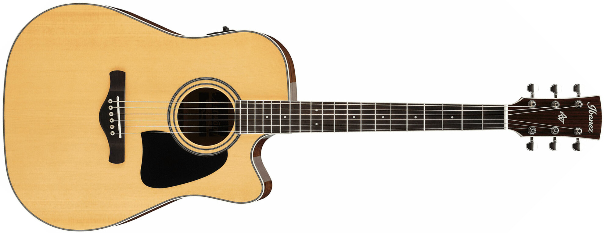 Ibanez Aw70ce Nt Artwood Dreadnought Cw Epicea Okoume Ova - Natural - Electro acoustic guitar - Main picture