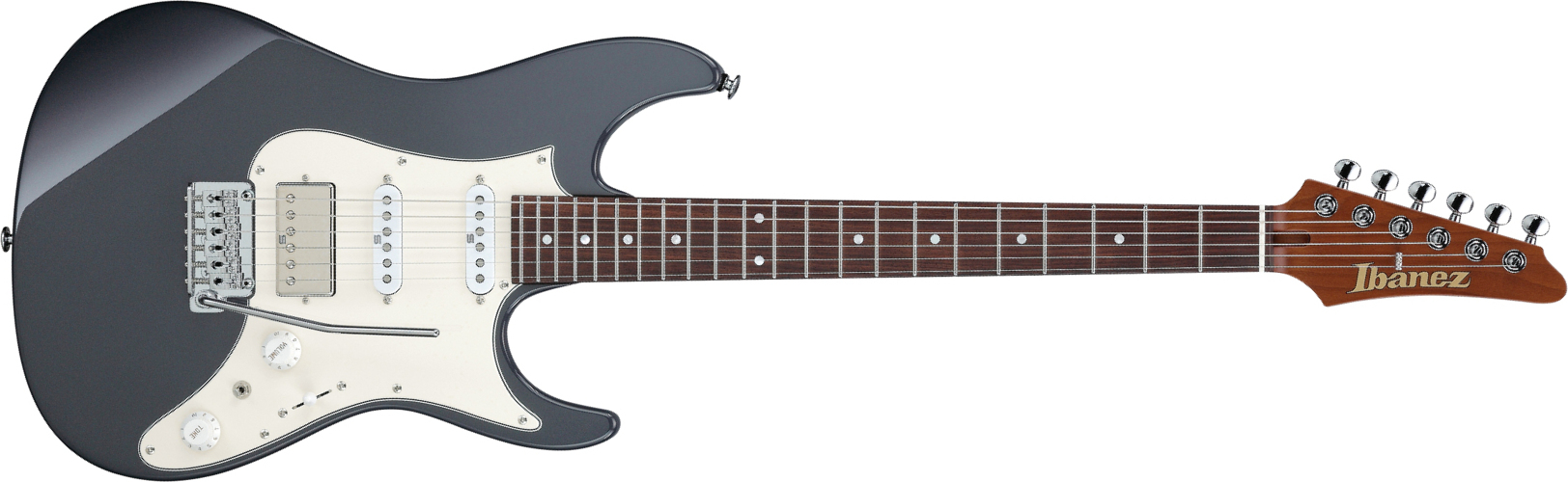 Ibanez Az2204nw Prestige Hss Trem Rw - Gray Metallic - Str shape electric guitar - Main picture