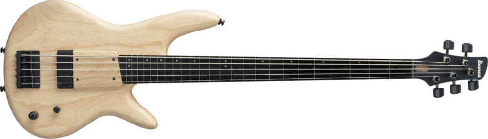 Ibanez Gary Willis Gwb1005 Ntf Prestige Japon Signature 5-cordes Active Eb - Natural Flat - Solid body electric bass - Main picture