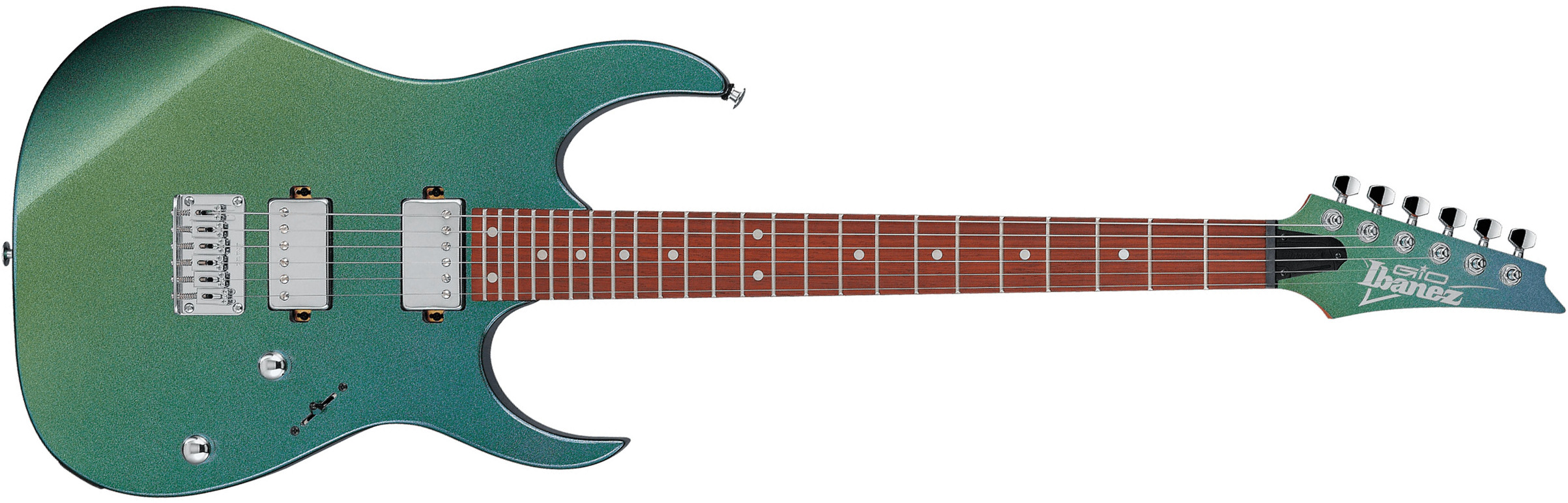 Ibanez Grg121sp Gyc Gio 2h Trem Ama - Green Yellow Chameleon - Str shape electric guitar - Main picture