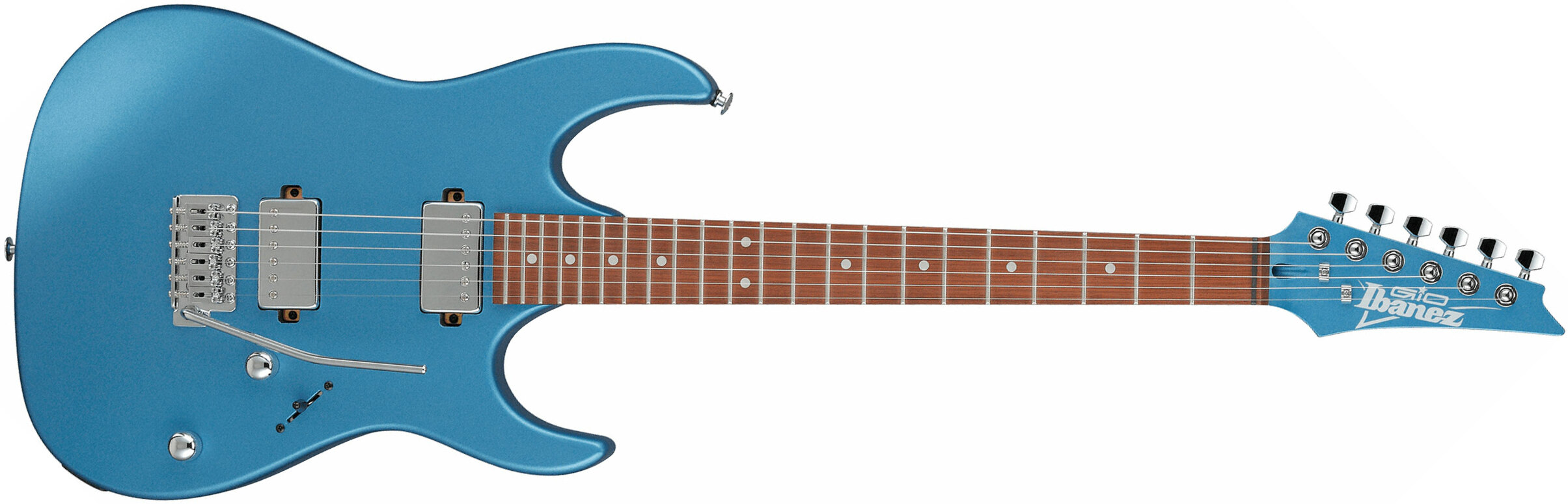 Ibanez Grx120sp Mlm Gio 2h Trem Jat - Metallic Light Blue Matte - Str shape electric guitar - Main picture