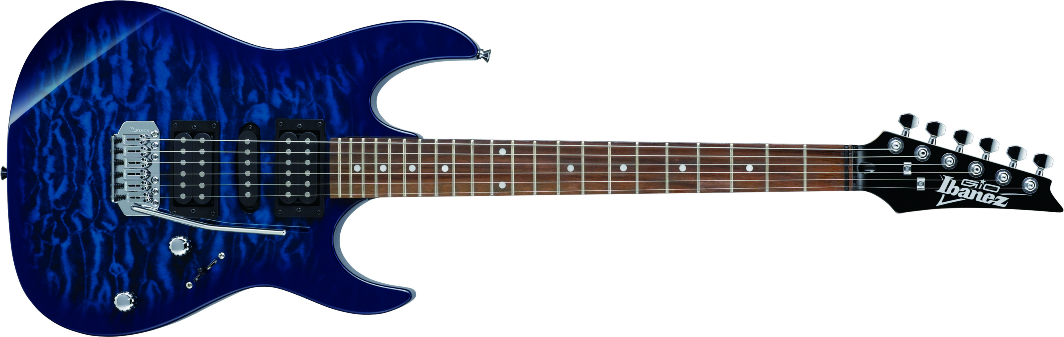 Ibanez Grx70qa Tbb Gio Hsh Trem Nzp - Transparent Blue Burst - Str shape electric guitar - Main picture