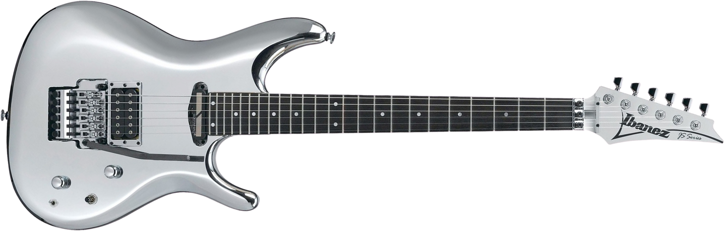 Ibanez Joe Satriani Js1cr Signature Japon H Sustainiac Fr Rw - Chrome Boy - Double cut electric guitar - Main picture