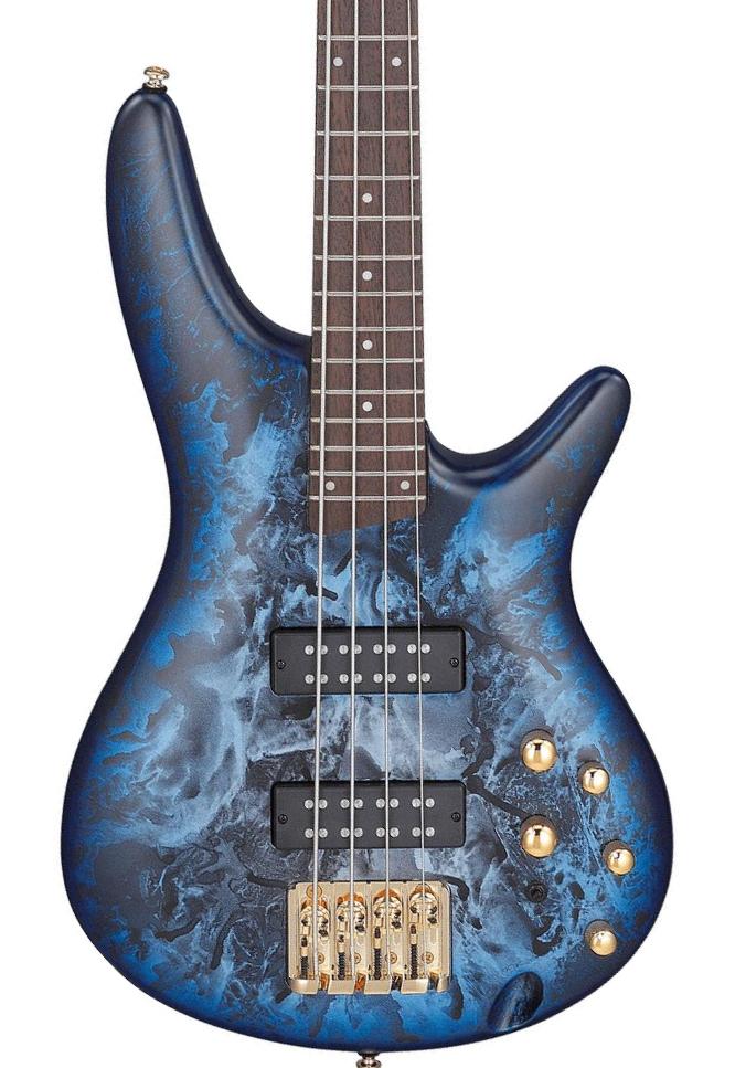 Ibanez Sr300edx Czm Standard Active Jat - Cosmic Blue Frozen Matte - Solid body electric bass - Main picture