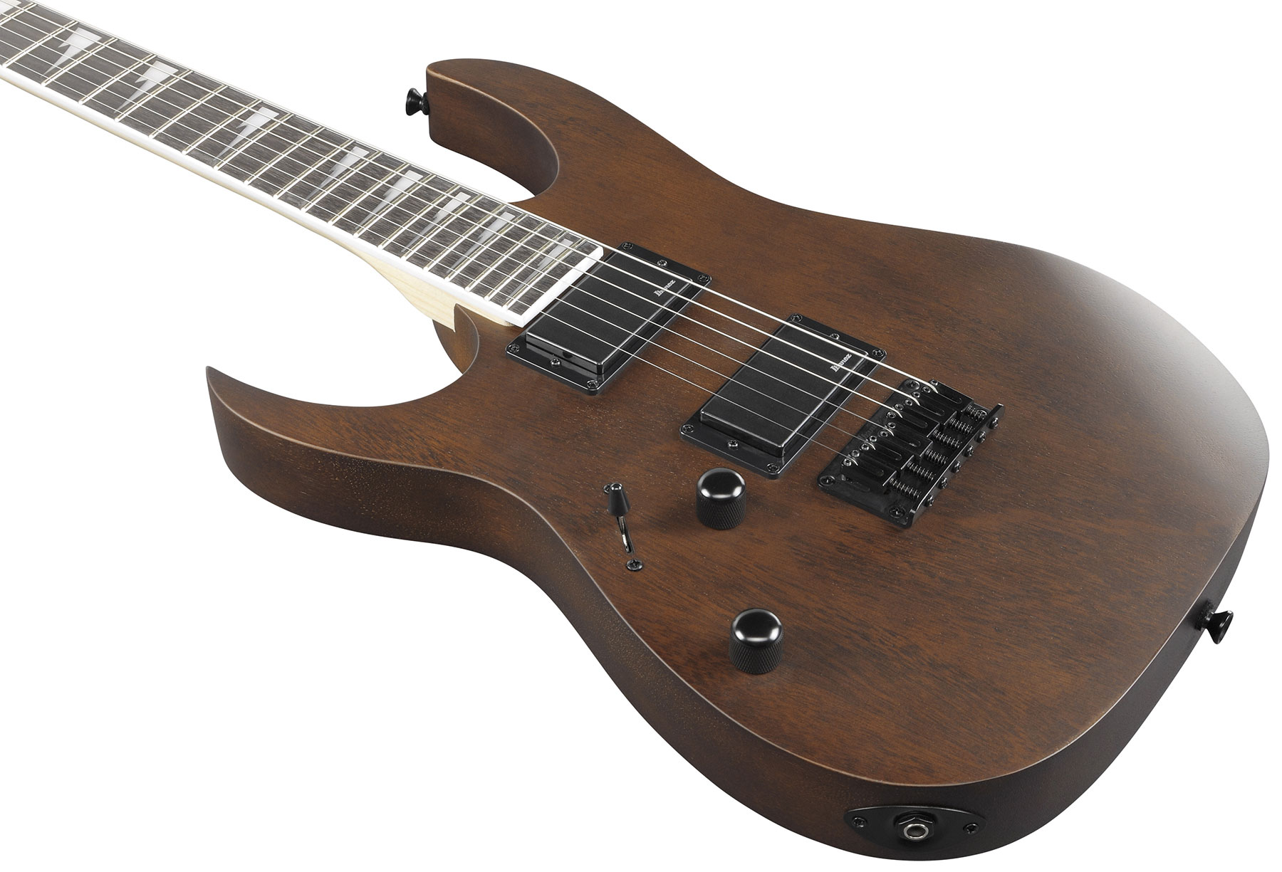 Ibanez Grg121dxl Wnf Gio Hh Ht Pur - Walnut Flat - Left-handed electric guitar - Variation 2