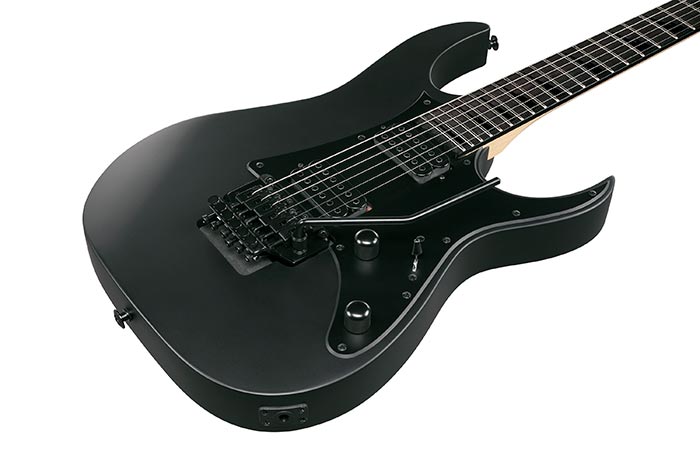 Ibanez Grgr330ex Bkf Gio 2h Fr Pur - Black Flat - Str shape electric guitar - Variation 2