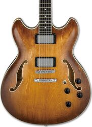 Semi-hollow electric guitar Ibanez AS73 TBC Artcore - Tobacco brown sunburst