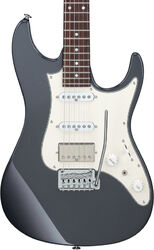 Str shape electric guitar Ibanez AZ2204NW Prestige Japon - Gray Metallic