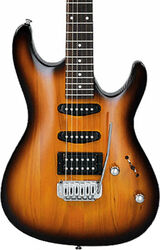 Str shape electric guitar Ibanez GSA60 BS GIO - Brown sunburst