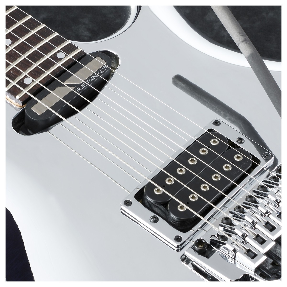 Ibanez Joe Satriani Js1cr Signature Japon H Sustainiac Fr Rw - Chrome Boy - Double cut electric guitar - Variation 2