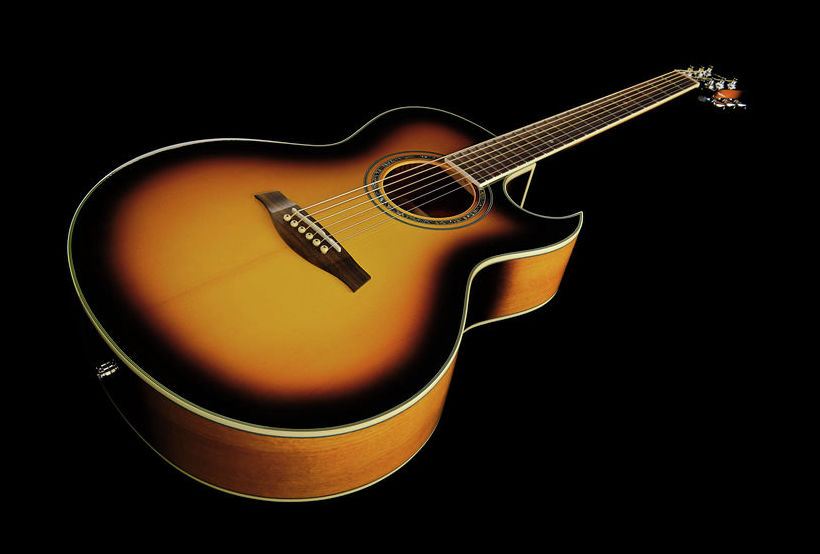 Ibanez Joe Satriani Jsa5 Vb Cw Epicea Acajou Rw - Vintage Sunburst - Acoustic guitar & electro - Variation 7