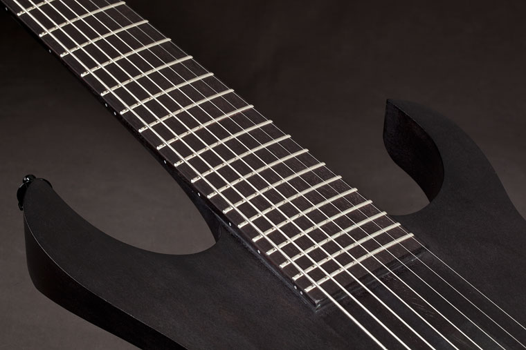 Ibanez Marten Hagstrom Meshuggah M8m Prestige Japon Signature H Ht Eb - Black - Baritone guitar - Variation 2
