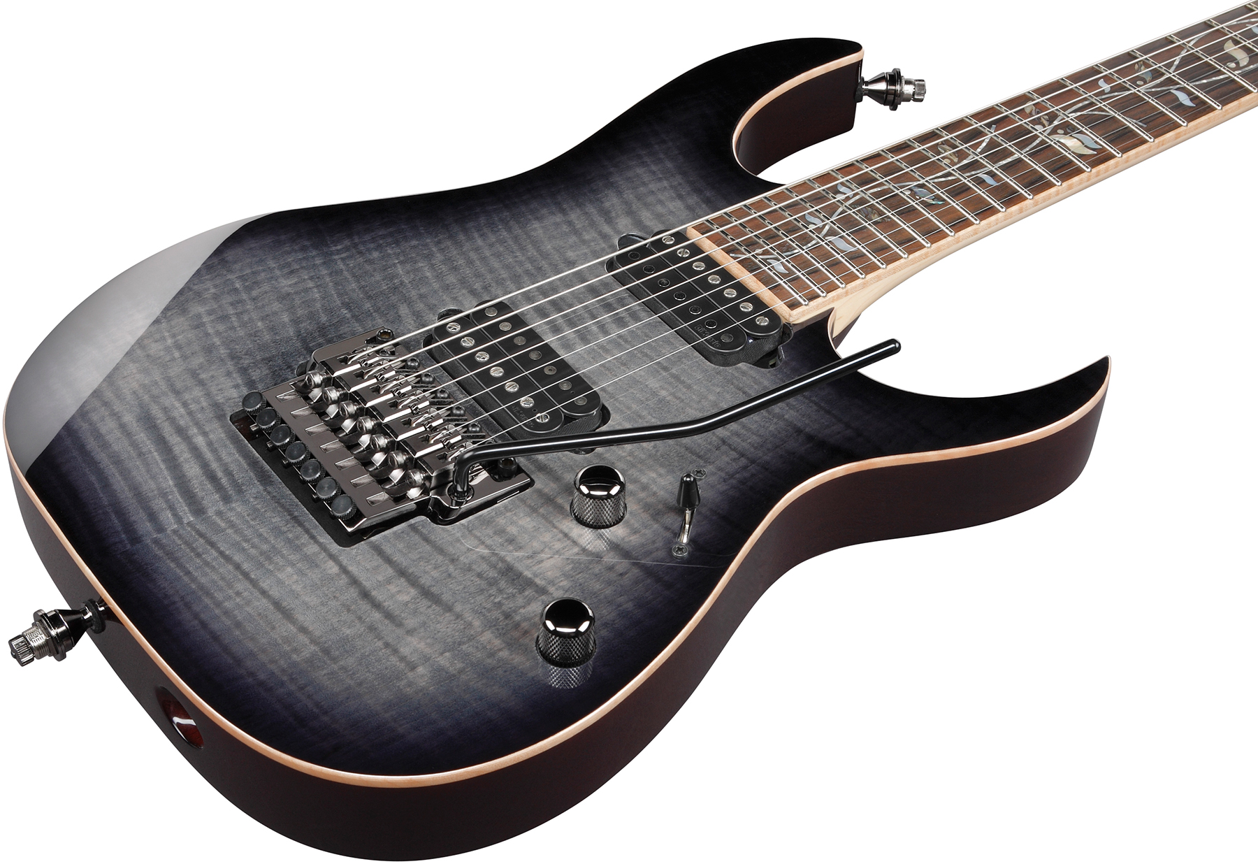 Ibanez Rg8527 Bre J.custom Jap 7c 2h Dimarzio Fr Eb - Black Rutile - 7 string electric guitar - Variation 2