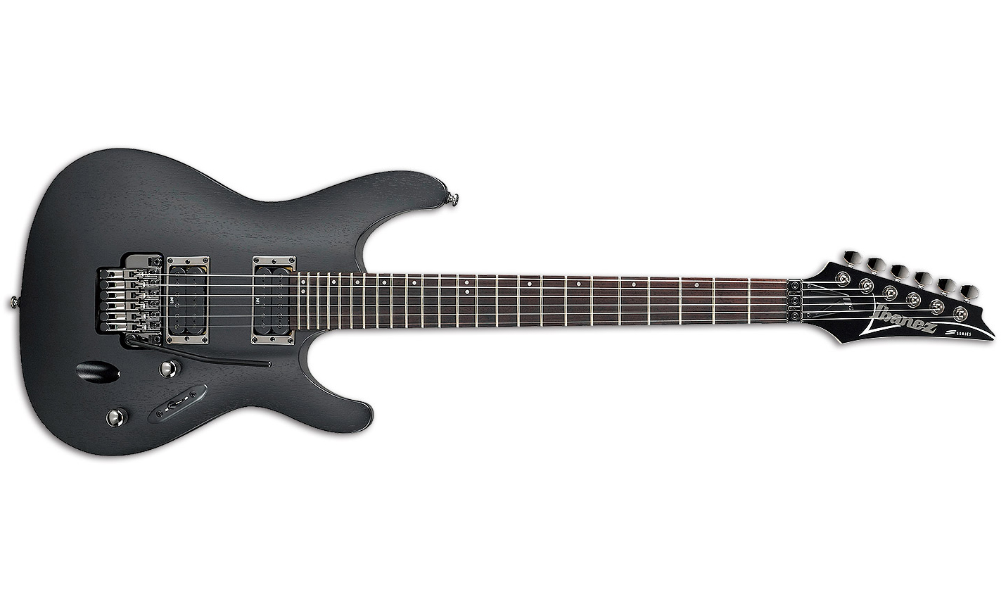 Ibanez S520 Wk Standard Hh Fr Jat - Weathered Black - Str shape electric guitar - Variation 1