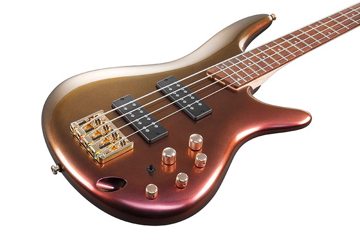 Ibanez Sr300edx Rgc Standard Active Jat - Rose Gold Chameleon - Solid body electric bass - Variation 2