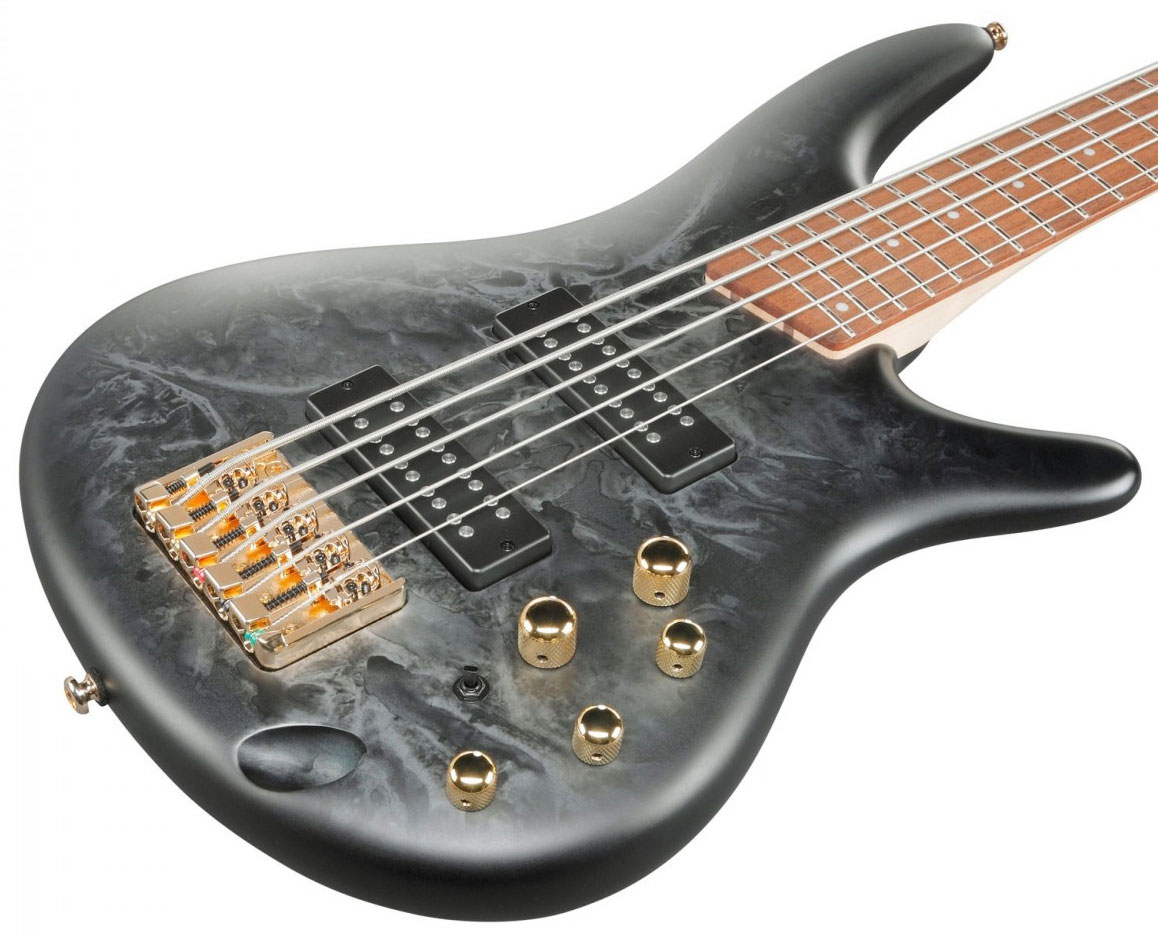 Ibanez Sr305edx Bzm Standard 5c Active Jat - Black Ice Frozen Matte - Solid body electric bass - Variation 2