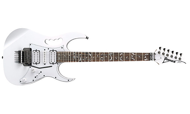 Ibanez Steve Vai Jemjr Wh Signature Hsh Fr Jat - White - Str shape electric guitar - Variation 1