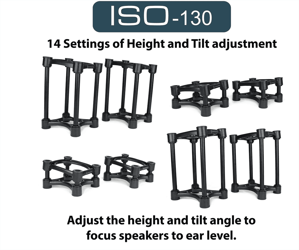 Isoacoustics Iso-130 (2 Supports) - Stand for studio - Variation 2