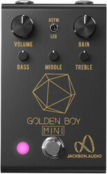 Overdrive, distortion & fuzz effect pedal Jackson audio Golden Boy Mini Black