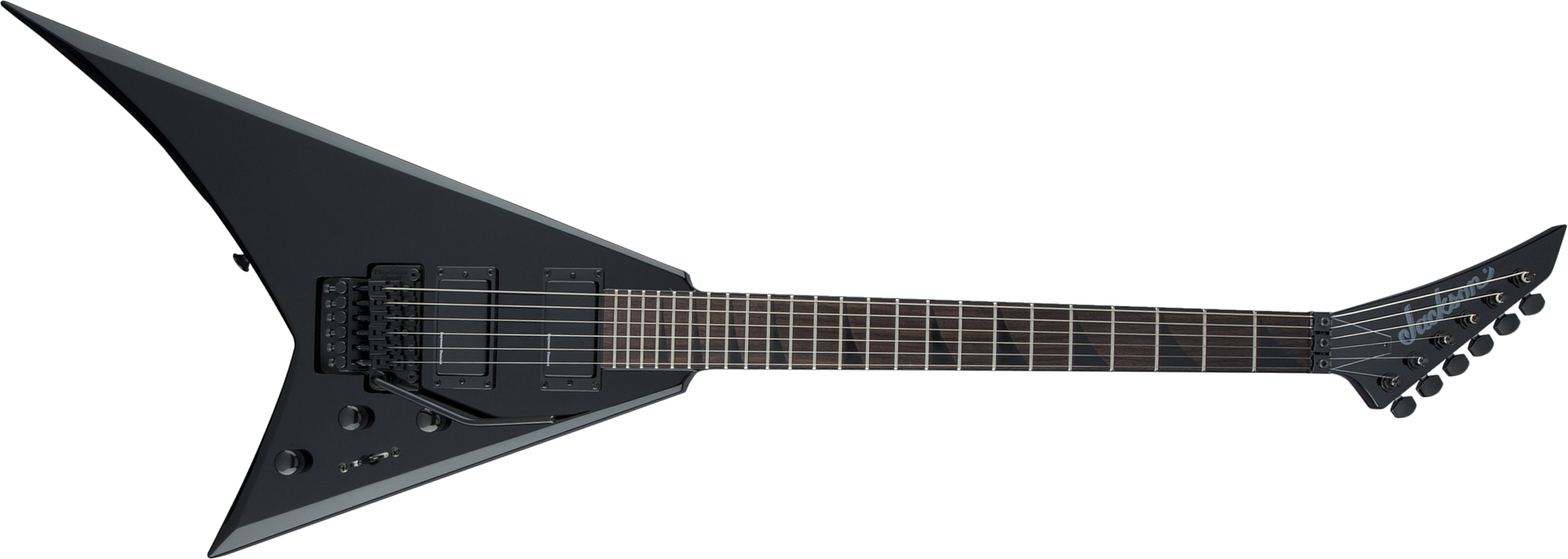 Jackson Rhoads Rrx24 2h Seymour Duncan Fr Lau - Gloss Black - Metal electric guitar - Main picture