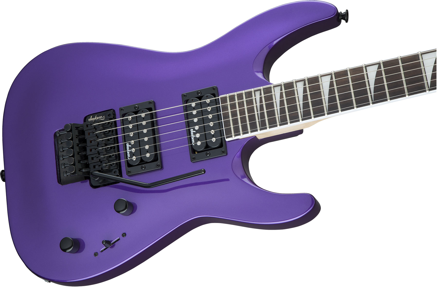 Jackson Dinky Archtop Js32 Dka 2h Fr Ama - Pavo Purple - Double cut electric guitar - Variation 2