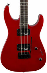 Str shape electric guitar Jackson Dinky JS11 - Metallic red