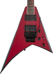 Metal electric guitar Jackson Rhoads RRX24 - Red with black bevels