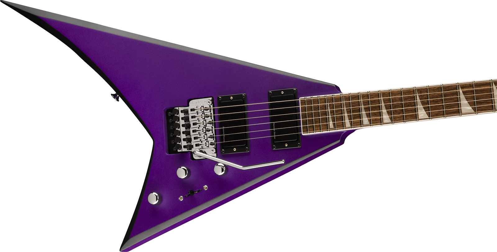 Jackson Rhoads Rrx24 2h Seymour Duncan Fr Lau - Purple Metallic With Black Bevels - Metal electric guitar - Variation 2