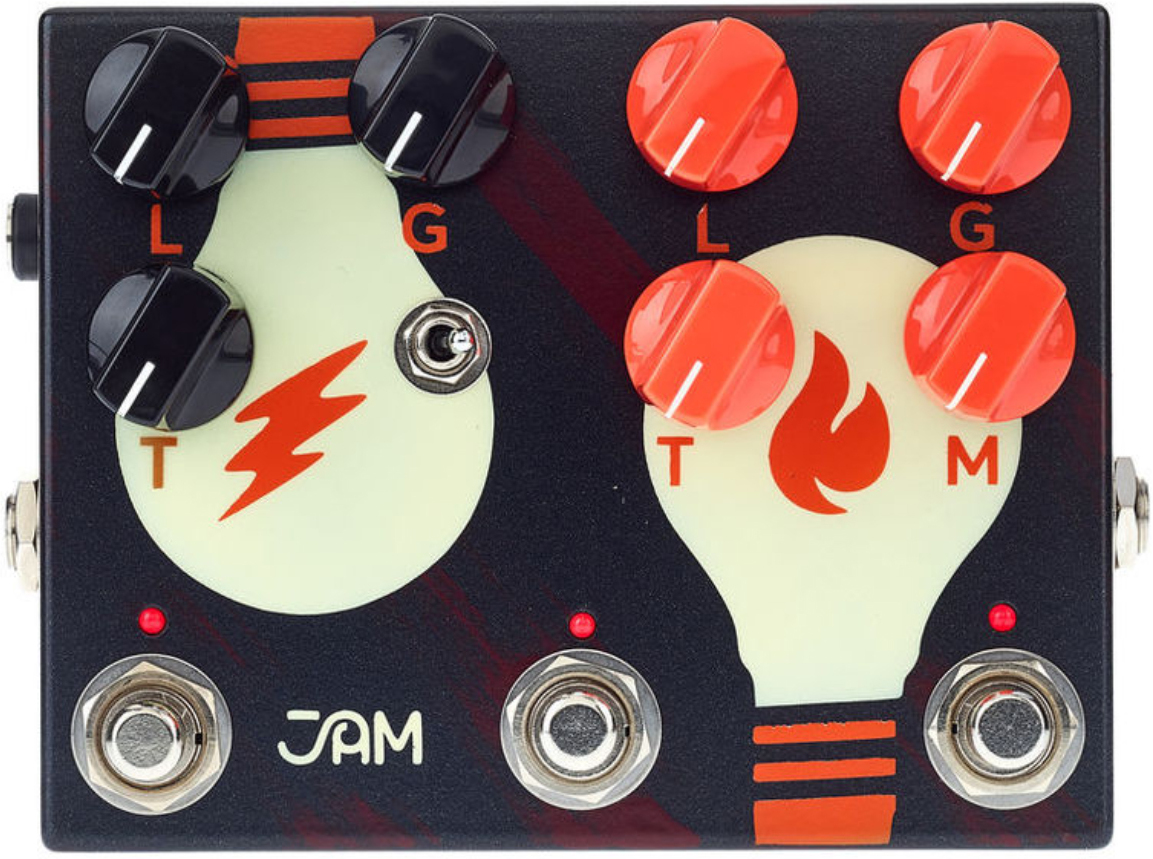Jam Double Dreamer Dual Overdrive - Overdrive, distortion & fuzz effect pedal - Main picture