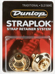 Strap button Jim dunlop StrapLok Traditional Set SLS1504 - Gold