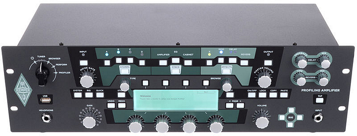 Kemper Profiler Power Rack Set W/remote - Electric guitar amp head - Variation 2