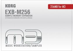 Memory for keyboard Korg EXB M256