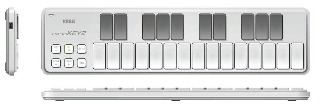 Korg Nano Key2 Wh - Controller-Keyboard - Variation 1