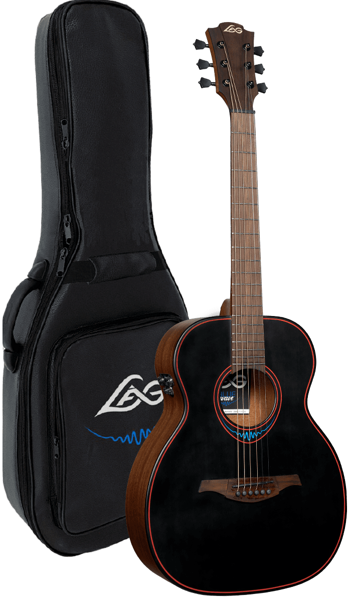 Lag Bluewave 1 Travel Smart Guitar - Naturel - Travel acoustic guitar - Variation 2